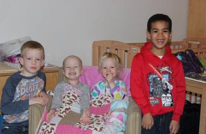 Drew, Elyse, Marielle and Sam